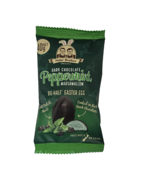 Big Half Marshmallow Easter Eggs 40g (Peppermint in Dark Chocolate)