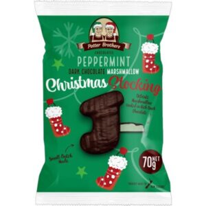 Christmas Peppermint Marshmallow Stocking in Dark Chocolate 70g